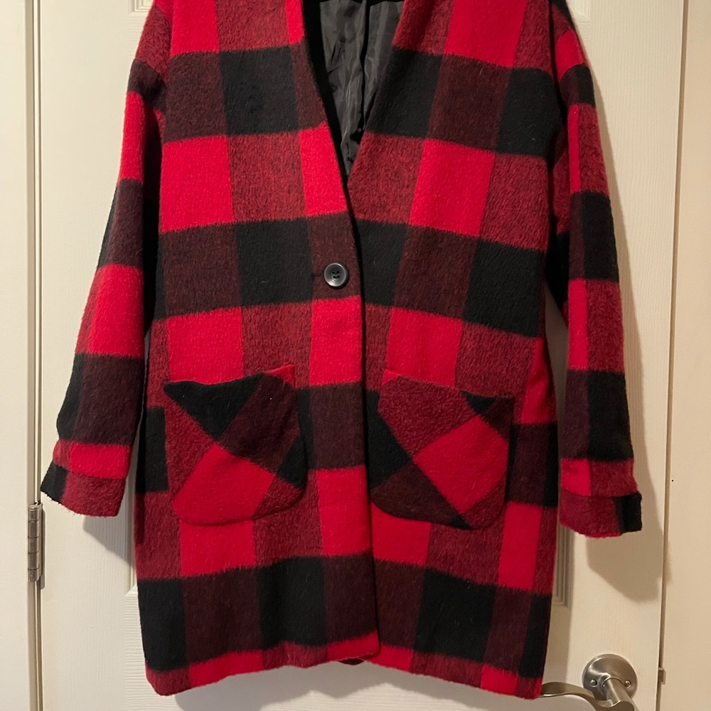 Plaid Wool Jacket